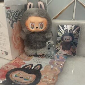 Authentic Pop Mart The MonstersBig Into Energy Plush Pendant Labubu - Secret ID